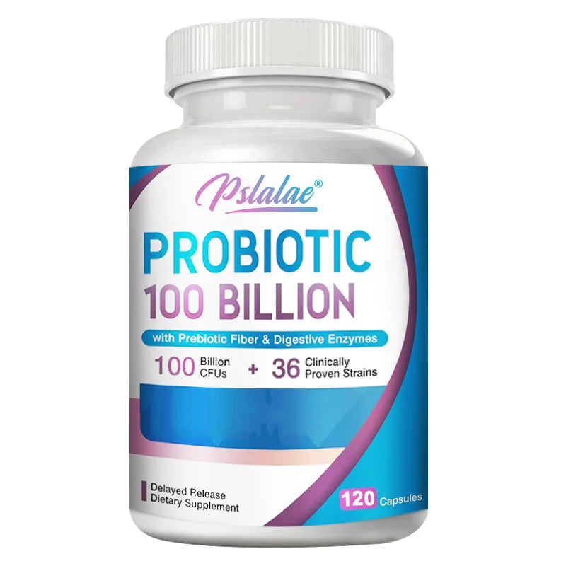 Probiotics 100 Billion - Supports Urinary Health, Promotes Digestive Regularity, and Balances Intestinal Bacteria - 120 Capsules