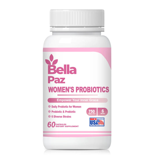 BellaPaz Women’s Probiotics – pH Balance, Digestive & Urinary Health Support with Patented Ingredients and 6 Unique Strains