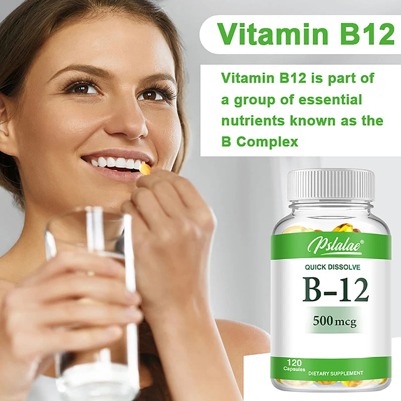 Vitamin B12 Capsules - General Energy and Brain Health