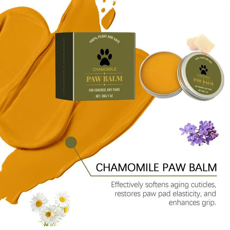 30g Pet Paw Balm Natural Skin Healing Balm Soother Moisturising Cream Pet Paw Protection Wax Pet Supplies