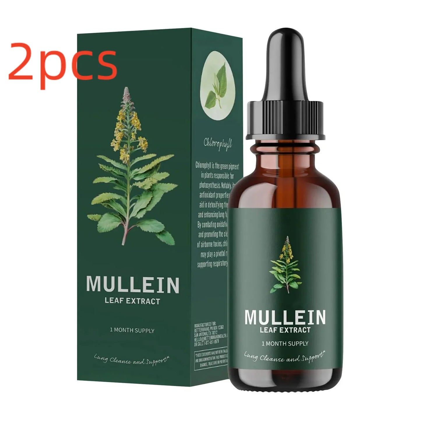 Mullein Leaf Extract Health And Fitness Supplement Clean Lung Drops health drops for smokers 10ml