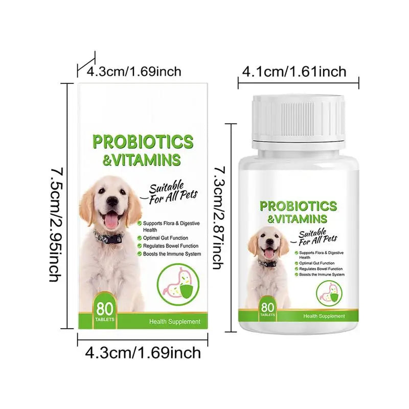 Dog Probiotic Supplements Nutritional Pet Health Supplement Digestive Support Supplement