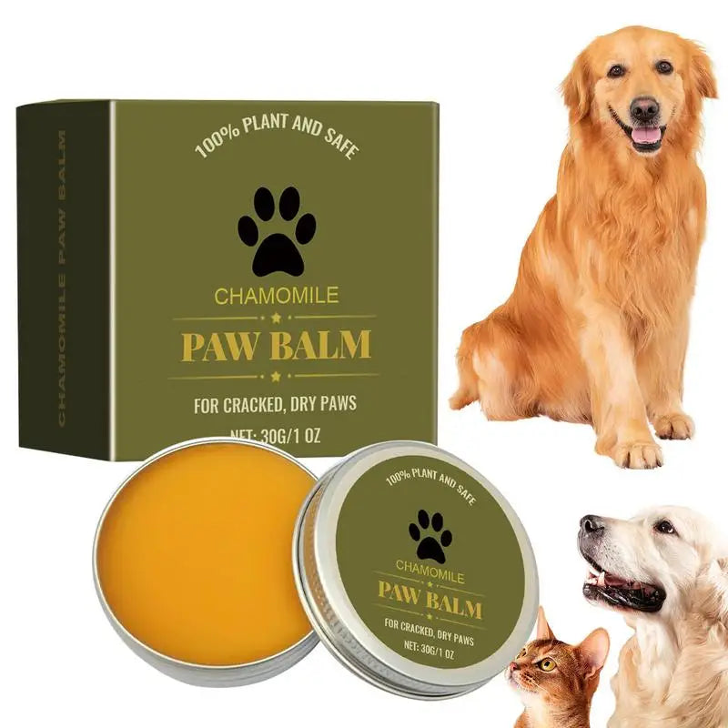 30g Pet Paw Balm Natural Skin Healing Balm Soother Moisturising Cream Pet Paw Protection Wax Pet Supplies