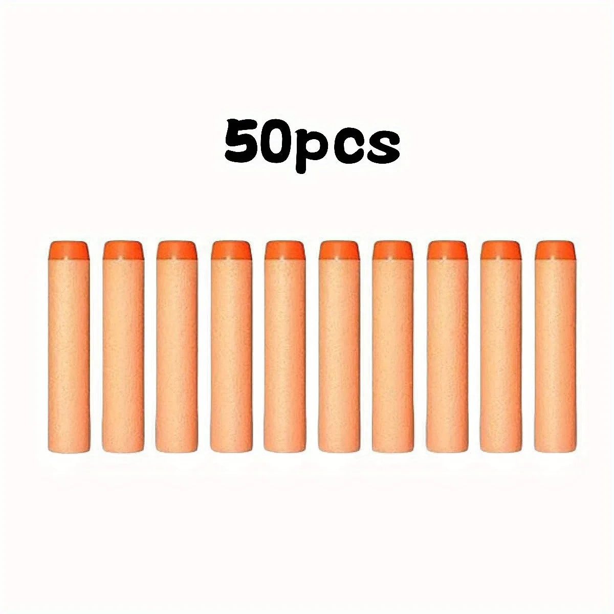 7.2cm 200pcs for Nerf Soft Bullets Darts Round Head Refill Sponge Darts Kids Children Toy Gun Bullets for NERF N-Strike Blasters