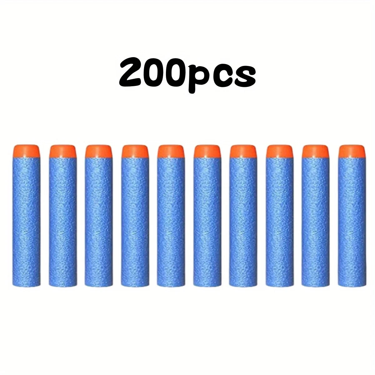 7.2cm 200pcs for Nerf Soft Bullets Darts Round Head Refill Sponge Darts Kids Children Toy Gun Bullets for NERF N-Strike Blasters