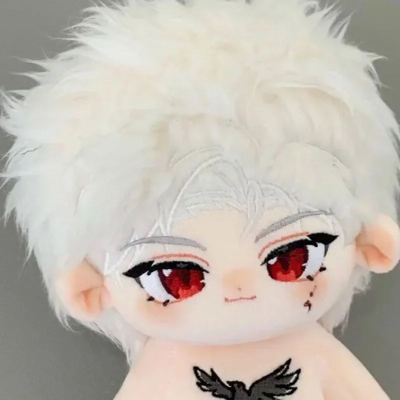 20cm Anime Game Love and Deepspace Kawaii Cosplay Plush Doll Body With Skeleton Sylus Soft Plushies