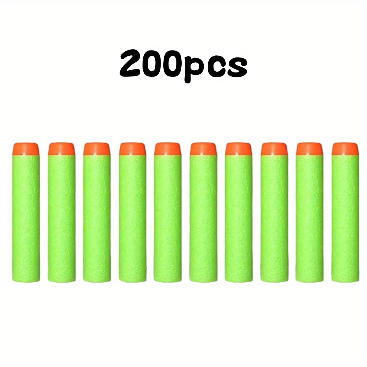 7.2cm 200pcs for Nerf Soft Bullets Darts Round Head Refill Sponge Darts Kids Children Toy Gun Bullets for NERF N-Strike Blasters