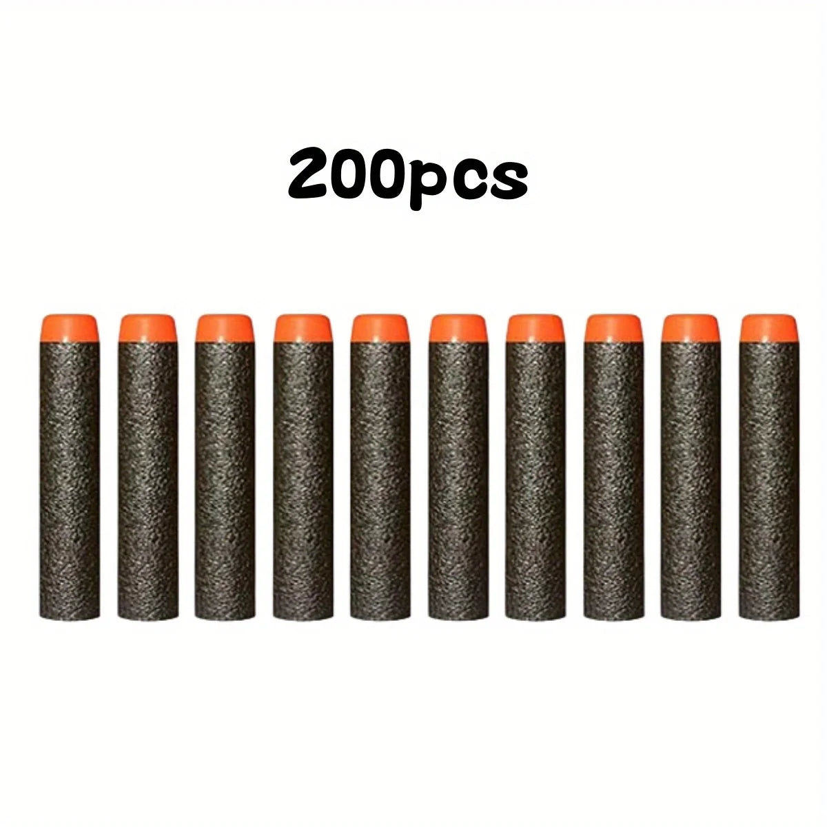 7.2cm 200pcs for Nerf Soft Bullets Darts Round Head Refill Sponge Darts Kids Children Toy Gun Bullets for NERF N-Strike Blasters