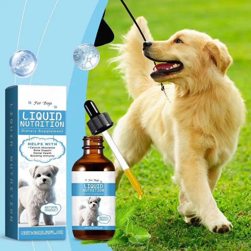 Cat And Dog Food Supplements 60ml Nutritional Care Supplement Drops Dog Food Liquid Supplements Pet Nutritional Supplement