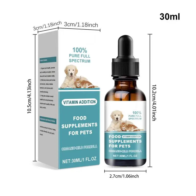 Pet Supplements Body Supplements For Pets 30ml Nutrition Supplement For Dogs And Cats Efficient Food Supplement For Pet