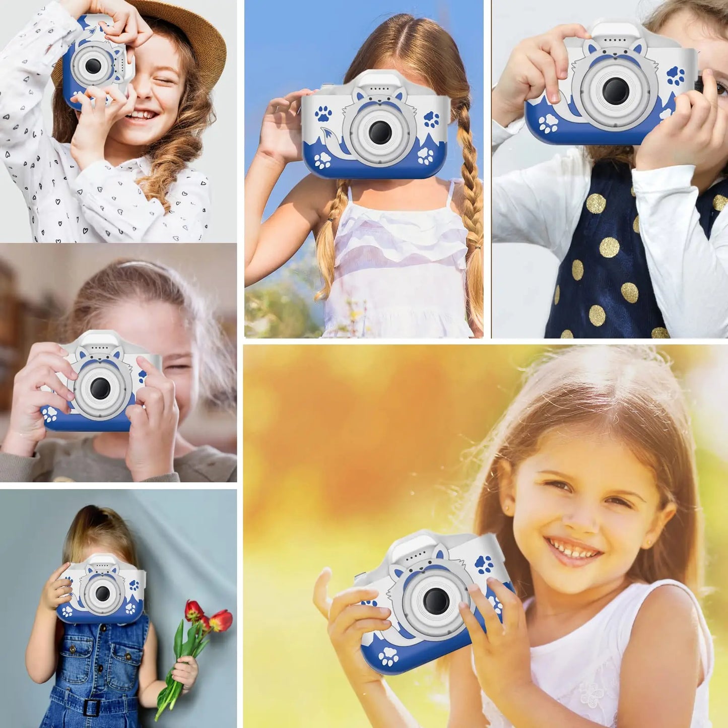 40MP HD Camera Toys for Kids Cartoon Digital Camera Little Camera Toys Tiny Video Camera for Children Christmas Birthday Gifts