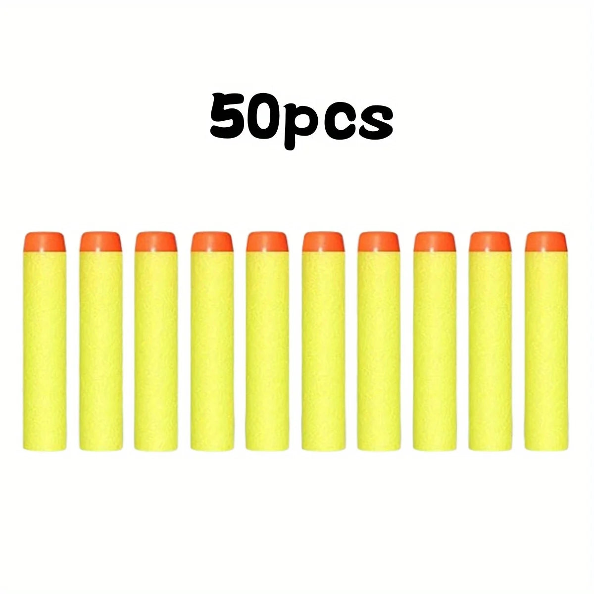 7.2cm 200pcs for Nerf Soft Bullets Darts Round Head Refill Sponge Darts Kids Children Toy Gun Bullets for NERF N-Strike Blasters