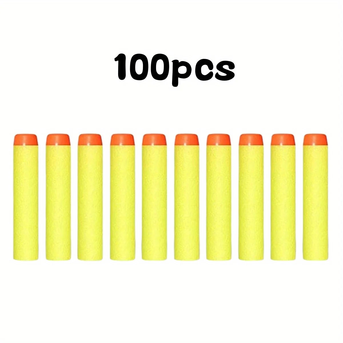 7.2cm 200pcs for Nerf Soft Bullets Darts Round Head Refill Sponge Darts Kids Children Toy Gun Bullets for NERF N-Strike Blasters